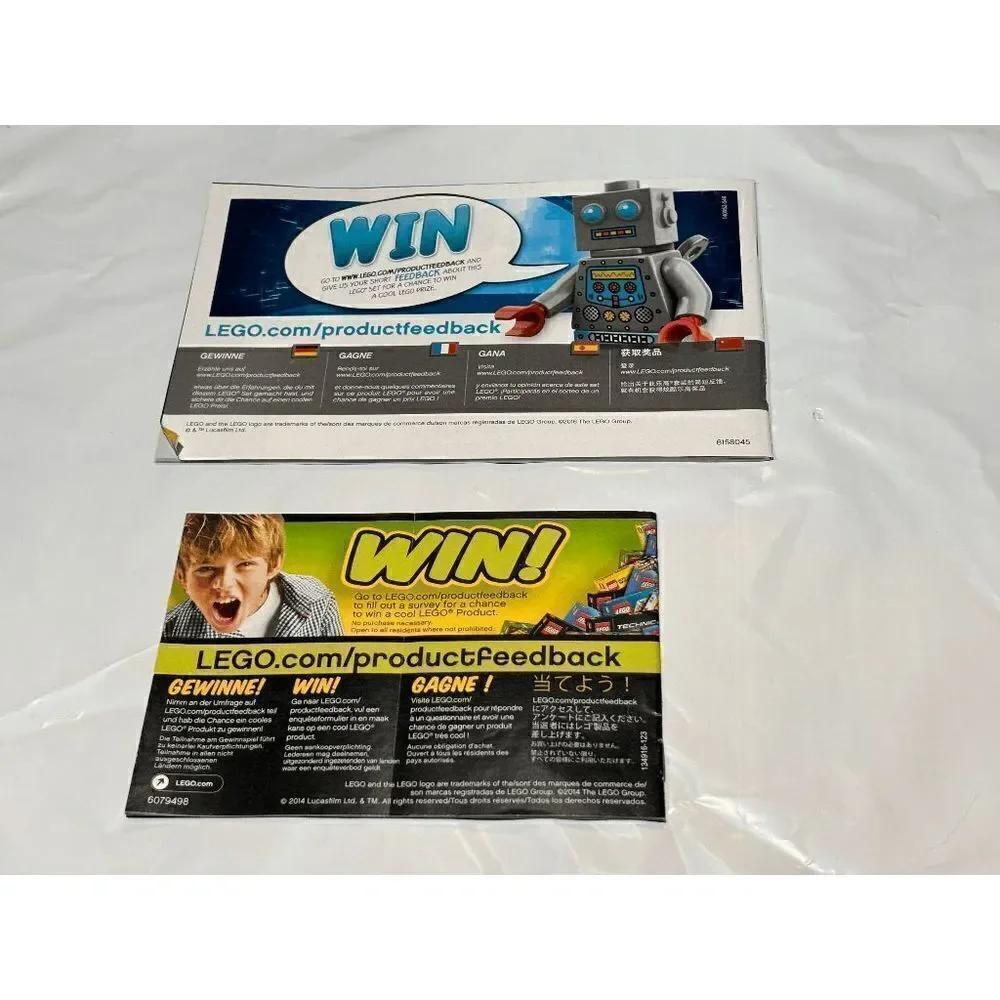 Lego Star Wars Manual‎ Only 75136 & 75034 Both in Very Good Shape